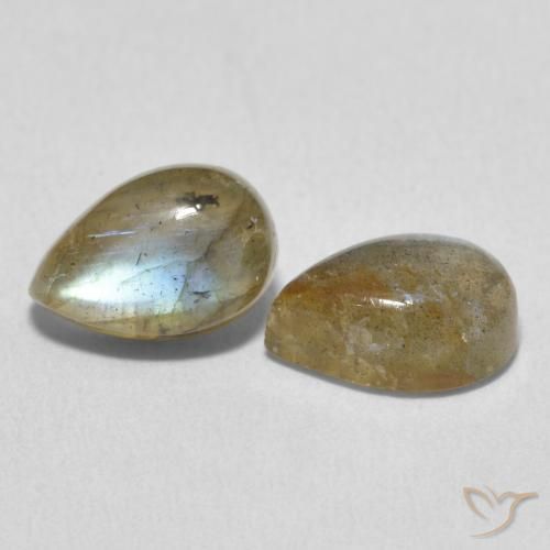 Shop natural 3.44ct Multicolore Labradorite gems, En forme de poire, from Madagascar at GemSelect. In stock, global shipping!