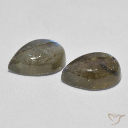 Shop natural 7.66ct Multicolore Labradorite gems, En forme de poire, from Madagascar at GemSelect. In stock, global shipping!
