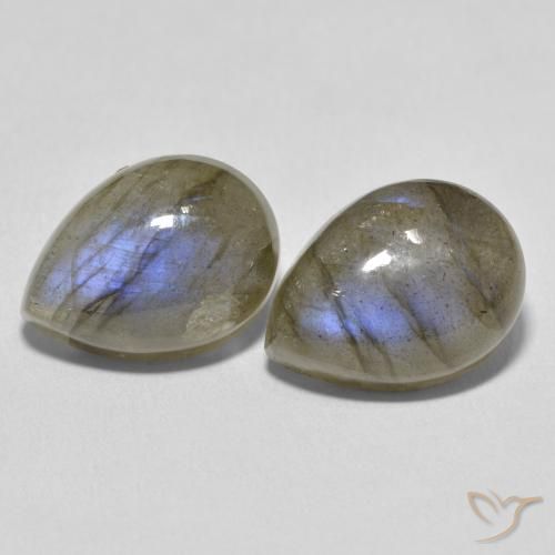 Shop natural 20.99ct Multicolore Labradorite gems, En forme de poire, from Madagascar at GemSelect. In stock, global shipping!