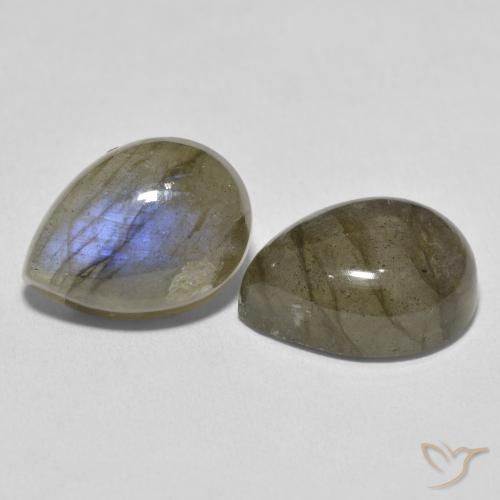 Shop natural 20.99ct Multicolore Labradorite gems, En forme de poire, from Madagascar at GemSelect. In stock, global shipping!