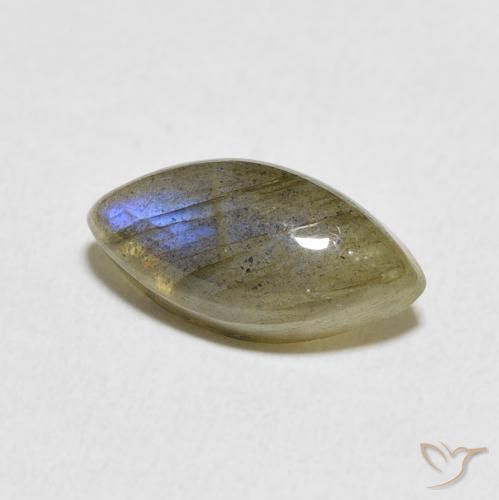 Labradorite Multicolore naturelle Marquise, 3.69 ct, Translucide