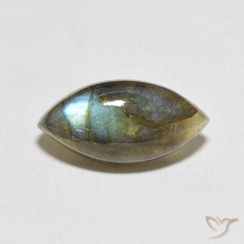 5.28ct Naturel Multicolore Labradorite, Marquise, Translucide