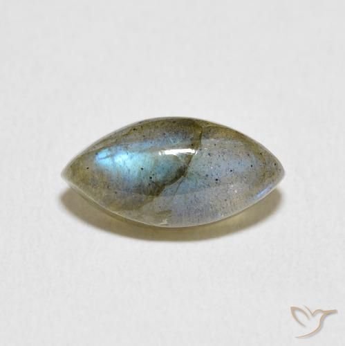 3.95ct Naturel Multicolore Labradorite, Marquise, Translucide