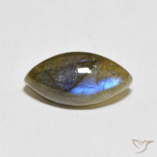 5.25ct Naturel Multicolore Labradorite, Marquise, Translucide