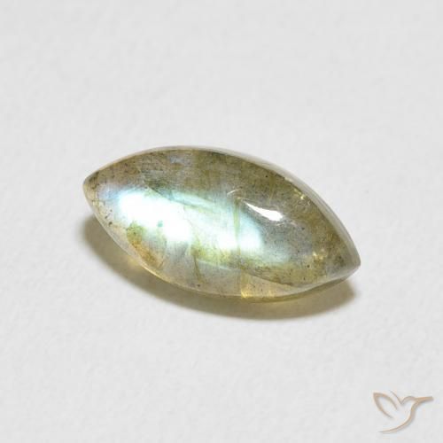 Labradorite Multicolore naturelle Marquise, 2.54 ct, Translucide