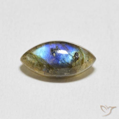 2.38ct Naturel Multicolore Labradorite, Marquise, Translucide