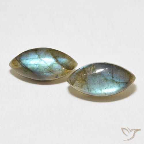 7.74ctw Naturel Multicolore Labradorite, Marquise, Translucide