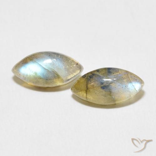 2.83ctw Naturel Multicolore Labradorite, Marquise, Translucide