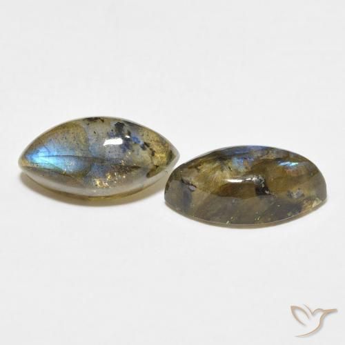 Shop natural 7.74ct Multicolore Labradorite gems, Marquise, from Madagascar at GemSelect. In stock, global shipping!