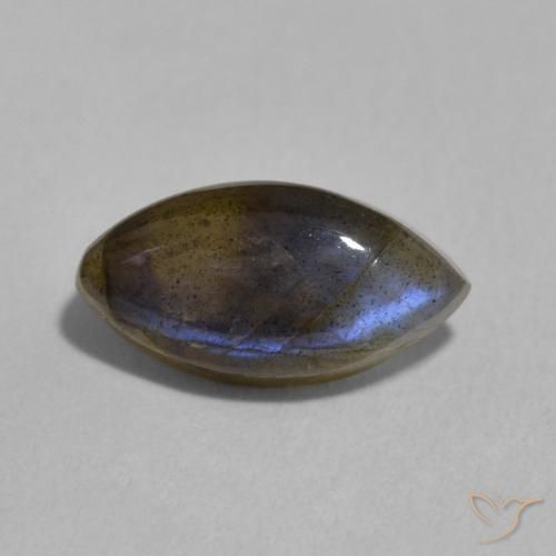 2.25ct Naturel Multicolore Labradorite, Marquise, Translucide
