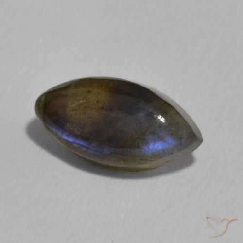 Labradorite Multicolore naturelle Marquise, 2.25 ct, Translucide