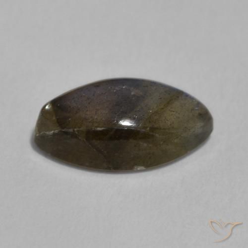 Labradorite Multicolore naturelle Marquise, 2.25 ct, Translucide