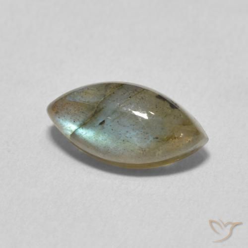 Labradorite Multicolore naturelle Marquise, 2.71 ct, Translucide