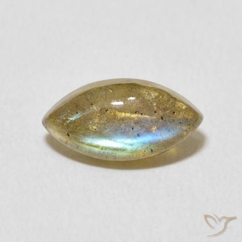 2.23ct Naturel Multicolore Labradorite, Marquise, Translucide