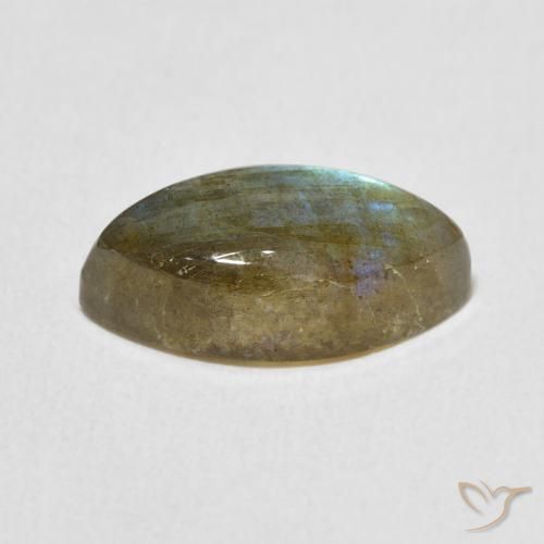 Labradorite Multicolore naturelle Marquise, 5.32 ct, Translucide