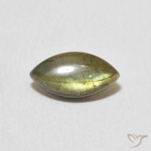 1.41ct Naturel Multicolore Labradorite, Marquise, Translucide