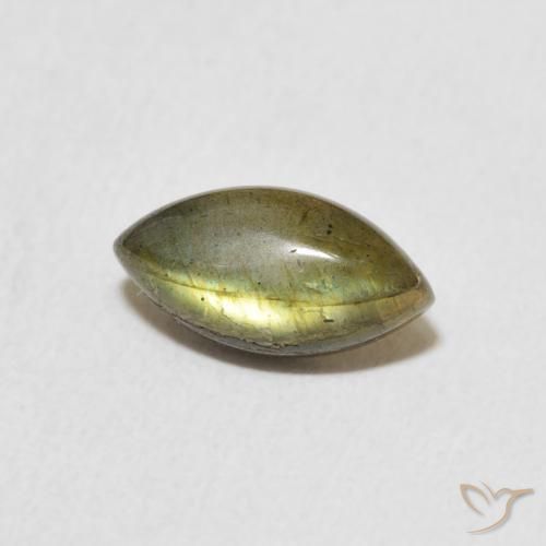 Labradorite Multicolore naturelle Marquise, 1.41 ct, Translucide