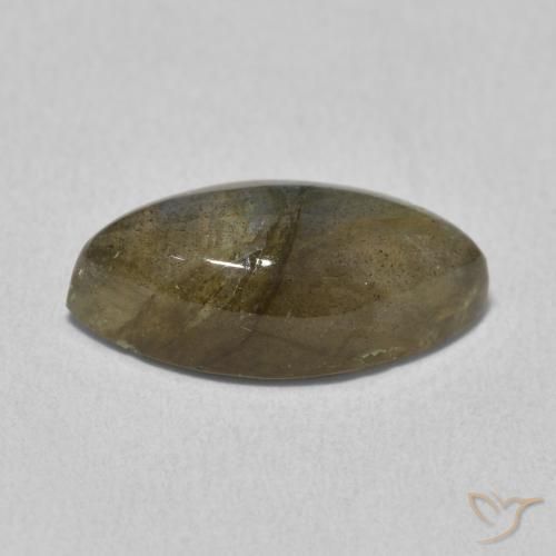 Labradorite Multicolore naturelle Marquise, 5.19 ct, Translucide