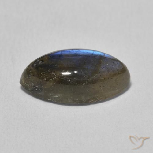 Labradorite Multicolore naturelle Marquise, 5.25 ct, Translucide