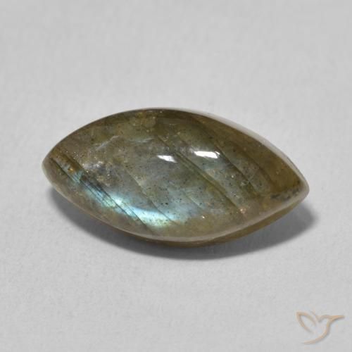 5.31ct Naturel Multicolore Labradorite, Marquise, Translucide