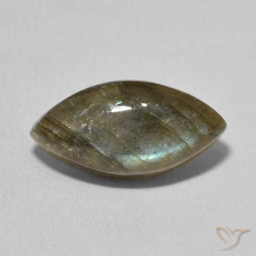 Labradorite Multicolore naturelle Marquise, 5.31 ct, Translucide