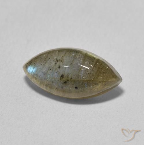 Labradorite Multicolore naturelle Marquise, 3.61 ct, Translucide