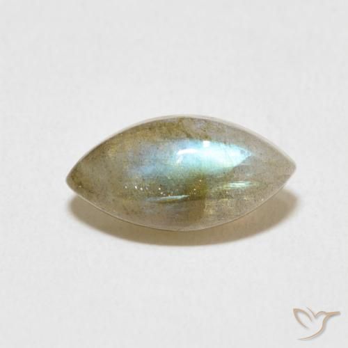 2.37ct Naturel Multicolore Labradorite, Marquise, Translucide