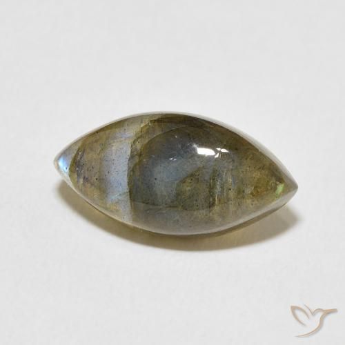 Labradorite Multicolore naturelle Marquise, 5.27 ct, Translucide