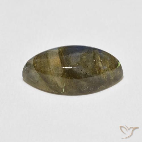 Labradorite Multicolore naturelle Marquise, 5.27 ct, Translucide