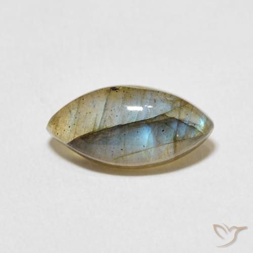3.58ct Naturel Multicolore Labradorite, Marquise, Translucide
