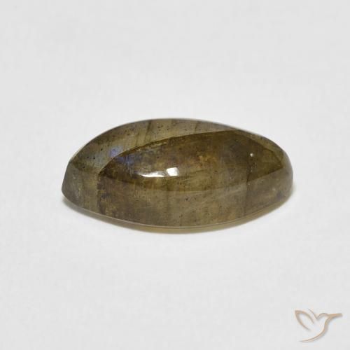 Labradorite Multicolore naturelle Marquise, 3.58 ct, Translucide