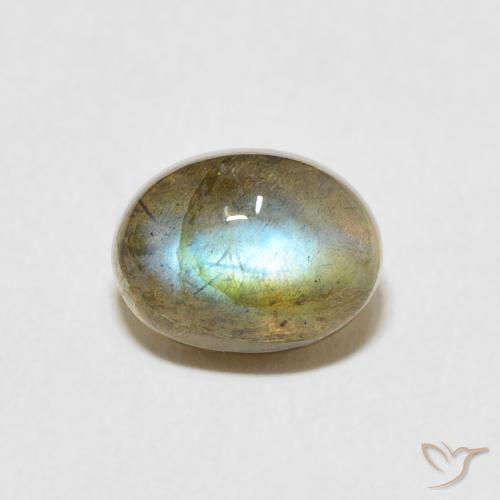 2.28ct Naturel Multicolore Labradorite, ovale, Translucide