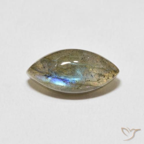 3.82ct Naturel Multicolore Labradorite, Marquise, Translucide