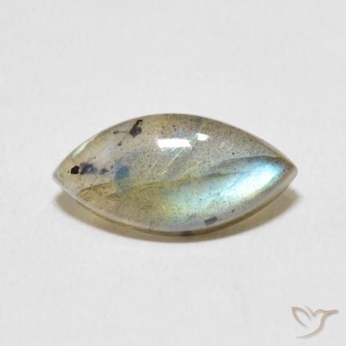 4.56ct Naturel Multicolore Labradorite, Marquise, Translucide