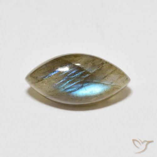 5.51ct Naturel Multicolore Labradorite, Marquise, Translucide