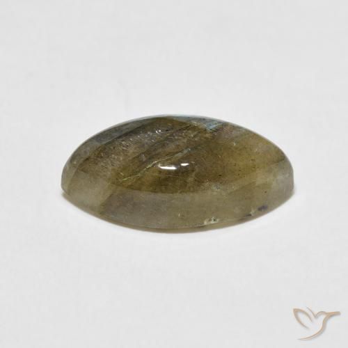 Labradorite Multicolore naturelle Marquise, 5.51 ct, Translucide