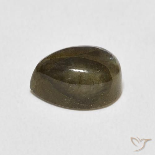 Labradorite Multicolore naturelle En forme de poire, 2.83 ct, Translucide