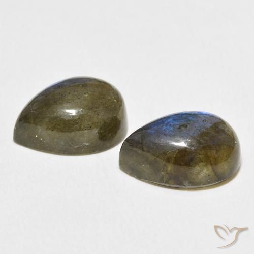 Shop natural 13.55ct Multicolore Labradorite gems, En forme de poire, from Madagascar at GemSelect. In stock, global shipping!
