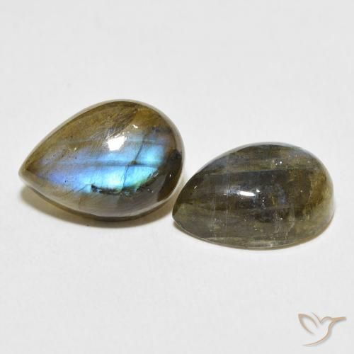 Shop natural 12.84ct Multicolore Labradorite gems, En forme de poire, from Madagascar at GemSelect. In stock, global shipping!