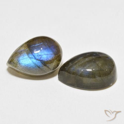 Shop natural 13.44ct Multicolore Labradorite gems, En forme de poire, from Madagascar at GemSelect. In stock, global shipping!