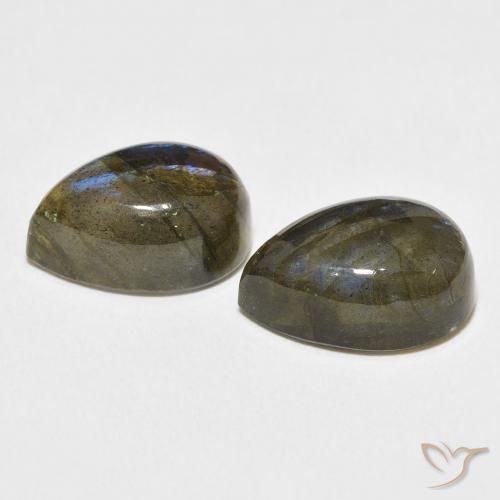 Shop natural 13.44ct Multicolore Labradorite gems, En forme de poire, from Madagascar at GemSelect. In stock, global shipping!