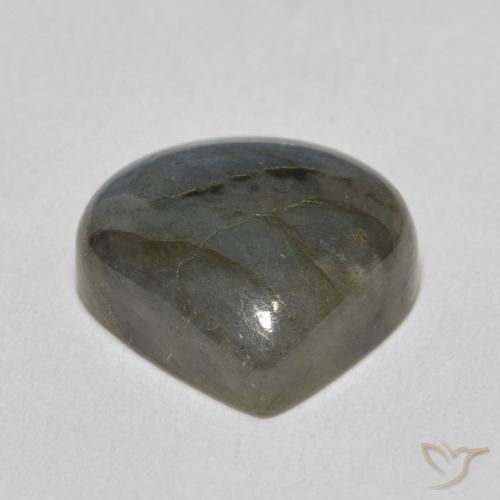 Labradorite Multicolore naturelle En forme de poire, 6.93 ct, Translucide