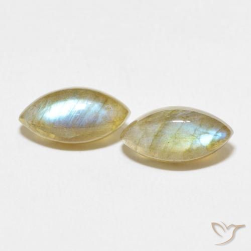 4.51ctw Naturel Multicolore Labradorite, Marquise, Translucide