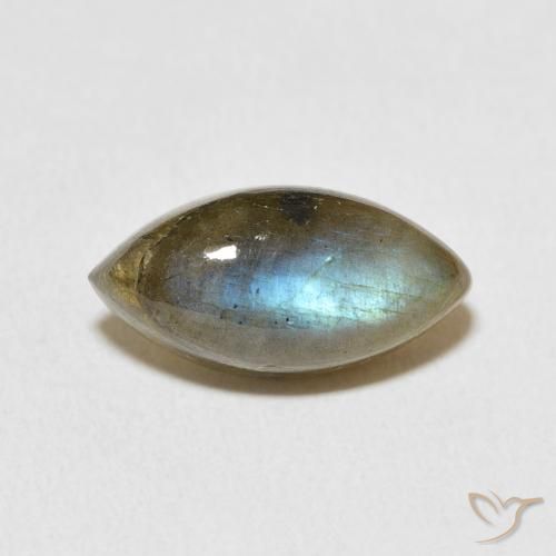 5.45ct Naturel Multicolore Labradorite, Marquise, Translucide