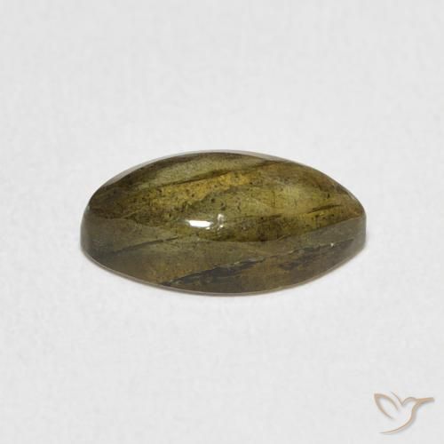 Labradorite Multicolore naturelle Marquise, 1.32 ct, Translucide