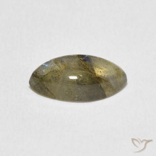 Labradorite Multicolore naturelle Marquise, 1.29 ct, Translucide
