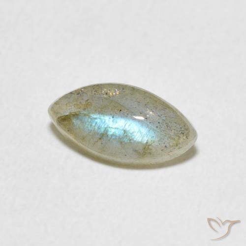 Labradorite Multicolore naturelle Marquise, 1.32 ct, Translucide