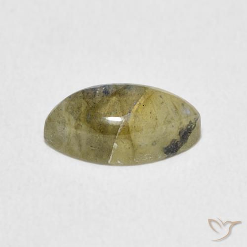 Labradorite Multicolore naturelle Marquise, 1.59 ct, Translucide