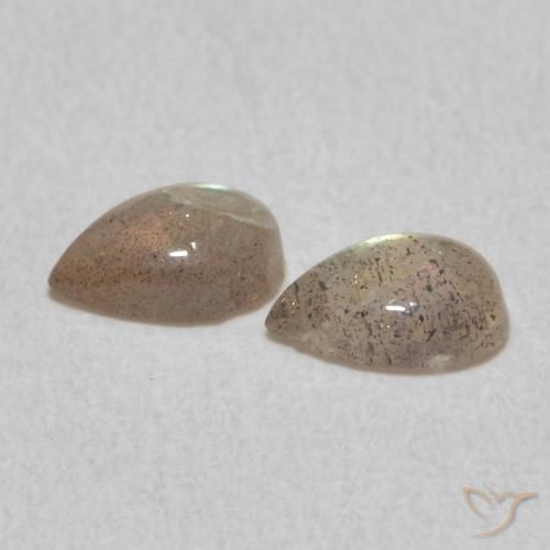 Shop natural 0.79ct Multicolore Labradorite gems, En forme de poire, from Madagascar at GemSelect. In stock, global shipping!