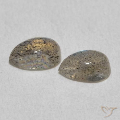 Shop natural 1.02ct Multicolore Labradorite gems, En forme de poire, from Madagascar at GemSelect. In stock, global shipping!